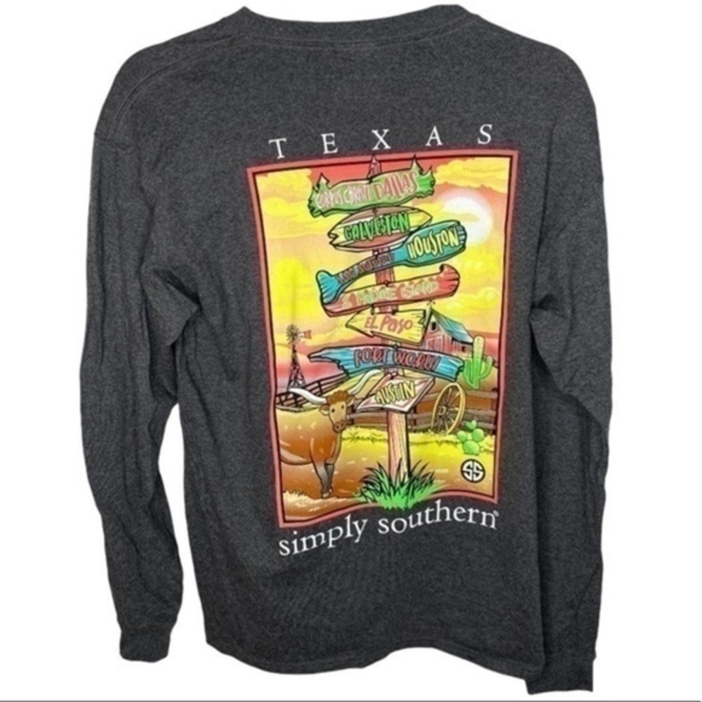 Simply Southern Texas Long Sleeve Tee